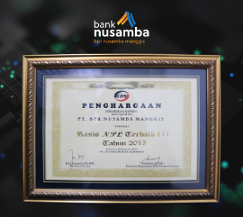 Rasio NPL Terbaik III Tahun 2013